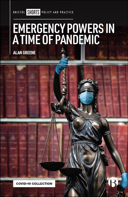 Book cover image for Emergency Powers in a Time of Pandemic ISBN: 9781529215410